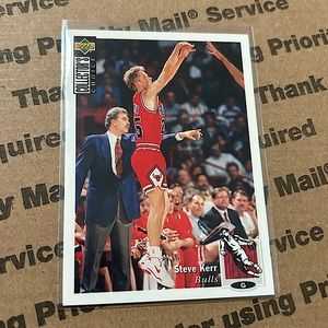 Steve Kerr ‘94 Upper Deck Collector’s Choice Card